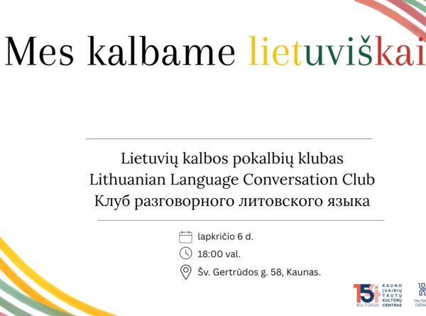 Lietuvių kalbos pokalbių klubas