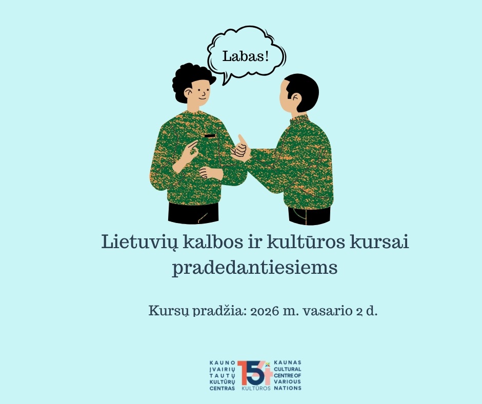 Lietuvių kalbos ir kultūros kursai 2026