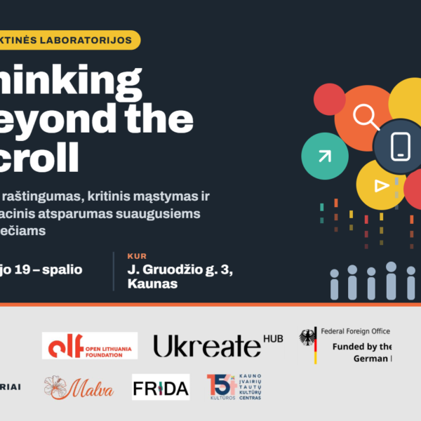 Medijų raštingumo, kritinio mąstymo ir informacinio atsparumo mokymai ukrainiečiams